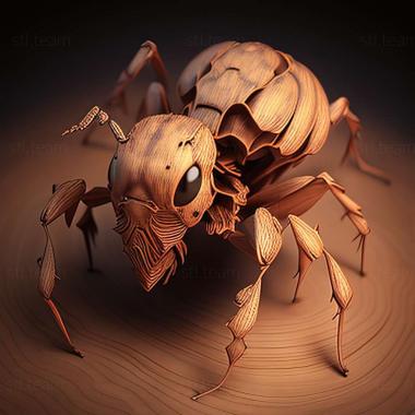 3D model Pheidole brandaoi (STL)